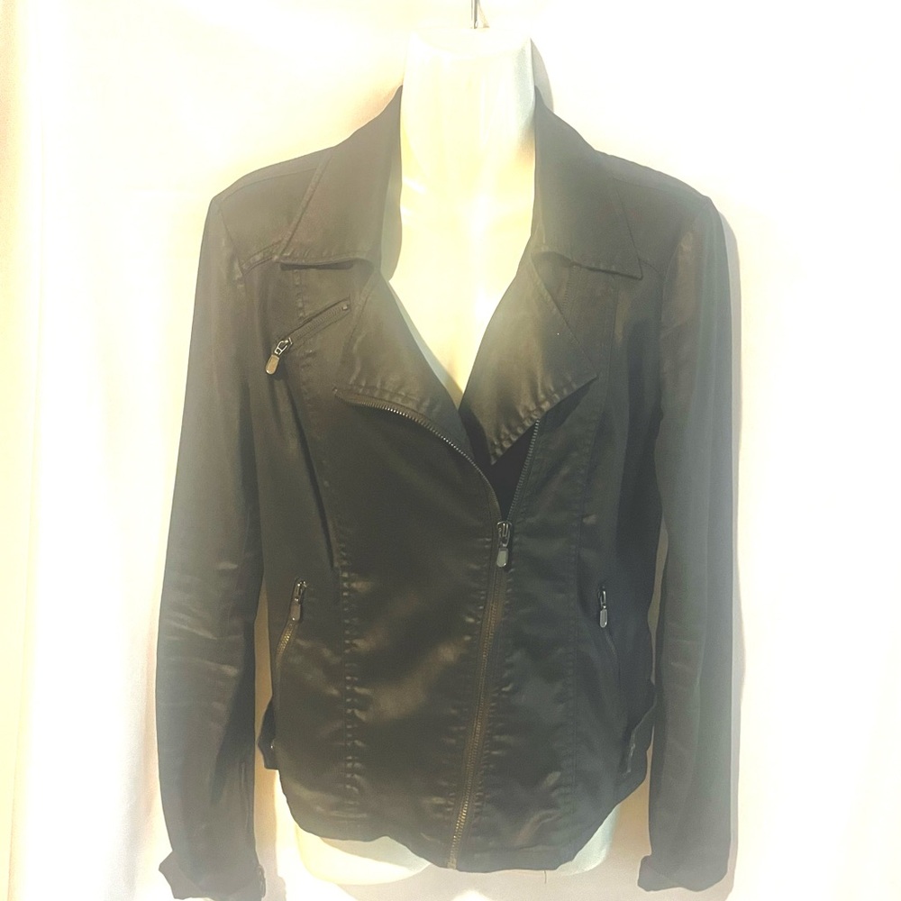 Women's dark brown lightweight bomber Jacket